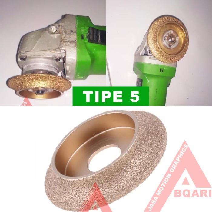 mata profil granit / mata gerinda bullnose / Diamond Grinding Wheel