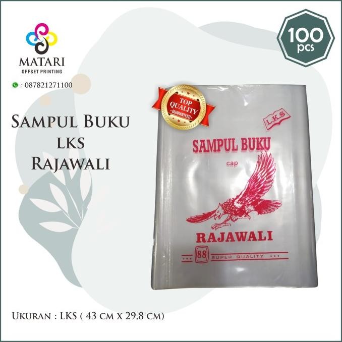 

Sale Sampul Buku Plastik Lks, Merk Rajawali, 1 Pak Isi 100 Lembar
