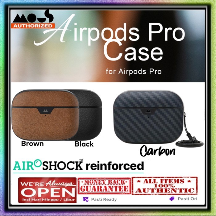 Case Airpods Pro Mous Limitles Genuine Leather