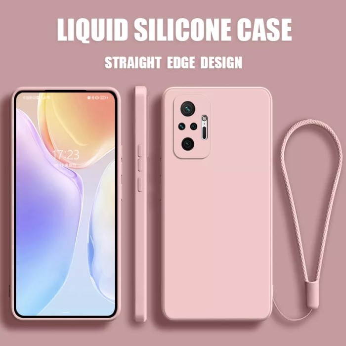 Case REDMI NOTE 10 PRO Tali Slempang Cover Silikon Soft Case Handphone