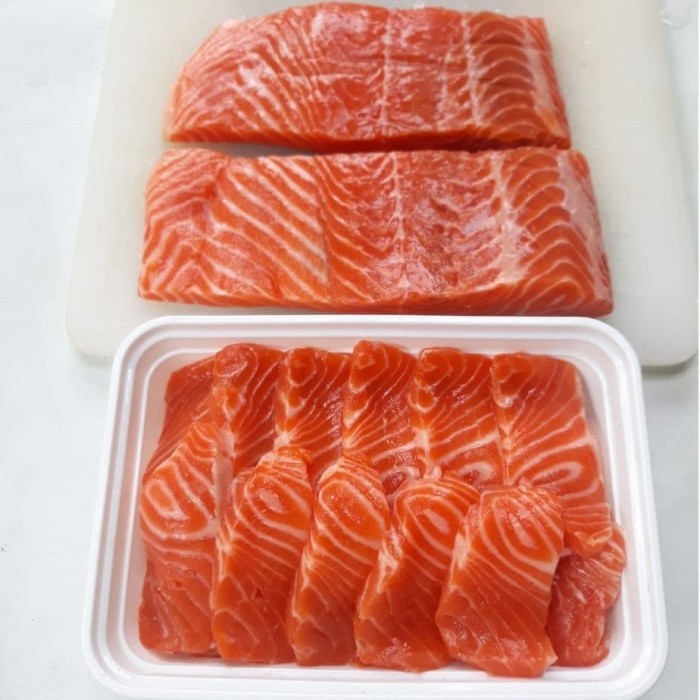 

Salmon Sashimi/Salmon Segar/Salmon Sashimi Grade 500 Gr