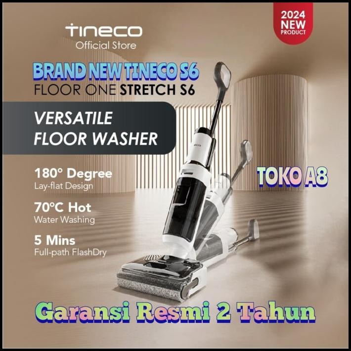 Tineco Floor One S6 Stretch Smart Wet Dry Cordless Vacuum Cleaner Tineco Stretch S6 Multifuncional V