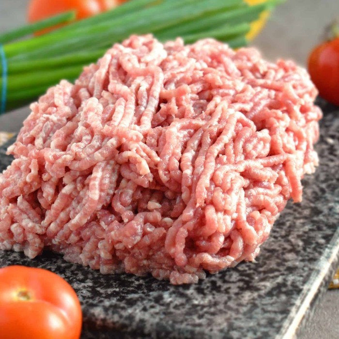 

Daging Babi Giling Impor / Impor Pork Minced - 1Kg