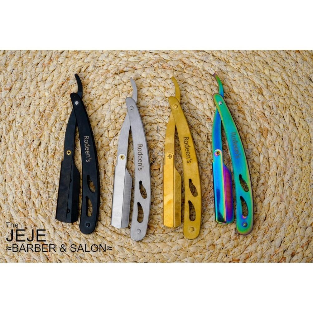 JEJE Pisau lipat Isi ulang Silet Razor Tempat silet Cukur Gagang Rumah silet