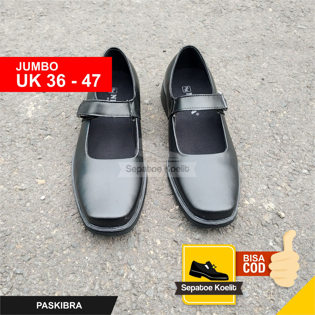 Pantofel Wanita SEPATU JUMBO UKURAN 36 43 44 45 46 47 SEPATU PANTOFEL WANITA SEPATU PASKIBRA CEWEK /