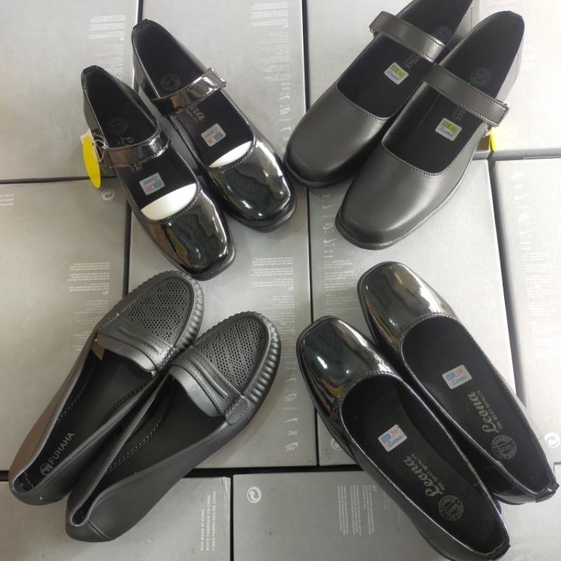Pantofel Wanita Sepatu Pantofel Paskibra - Sepatu Kerja Wanita Hitam