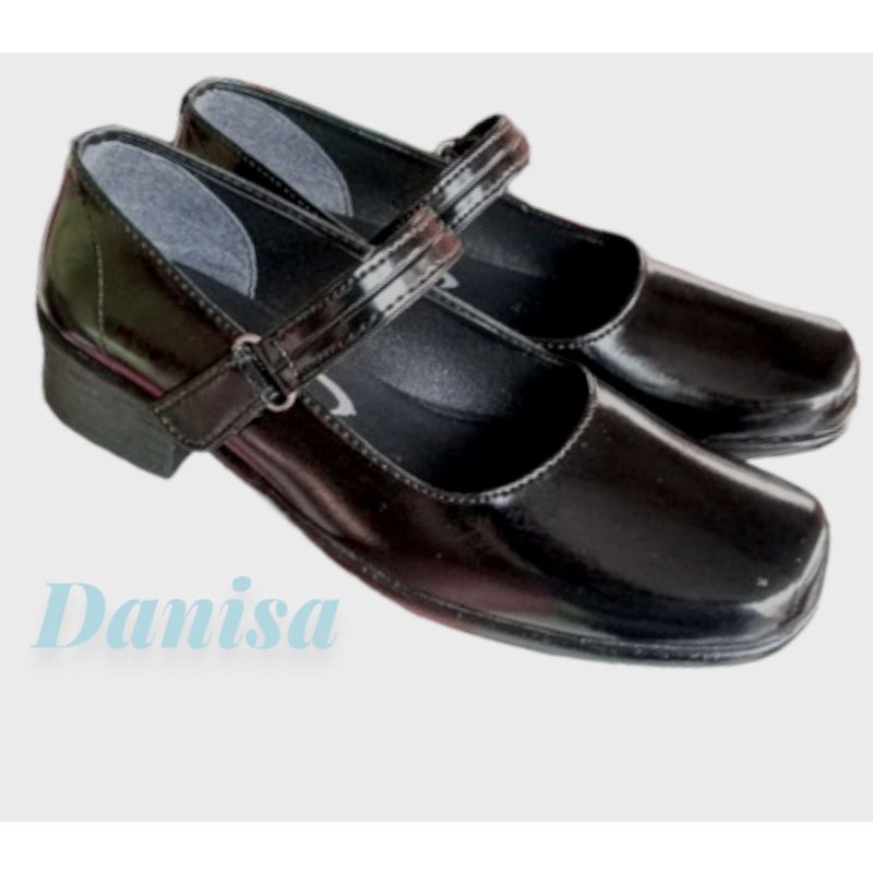 Pantofel Wanita Sepatu Pantofel Paskibraka Wanita Sekolah Kerja