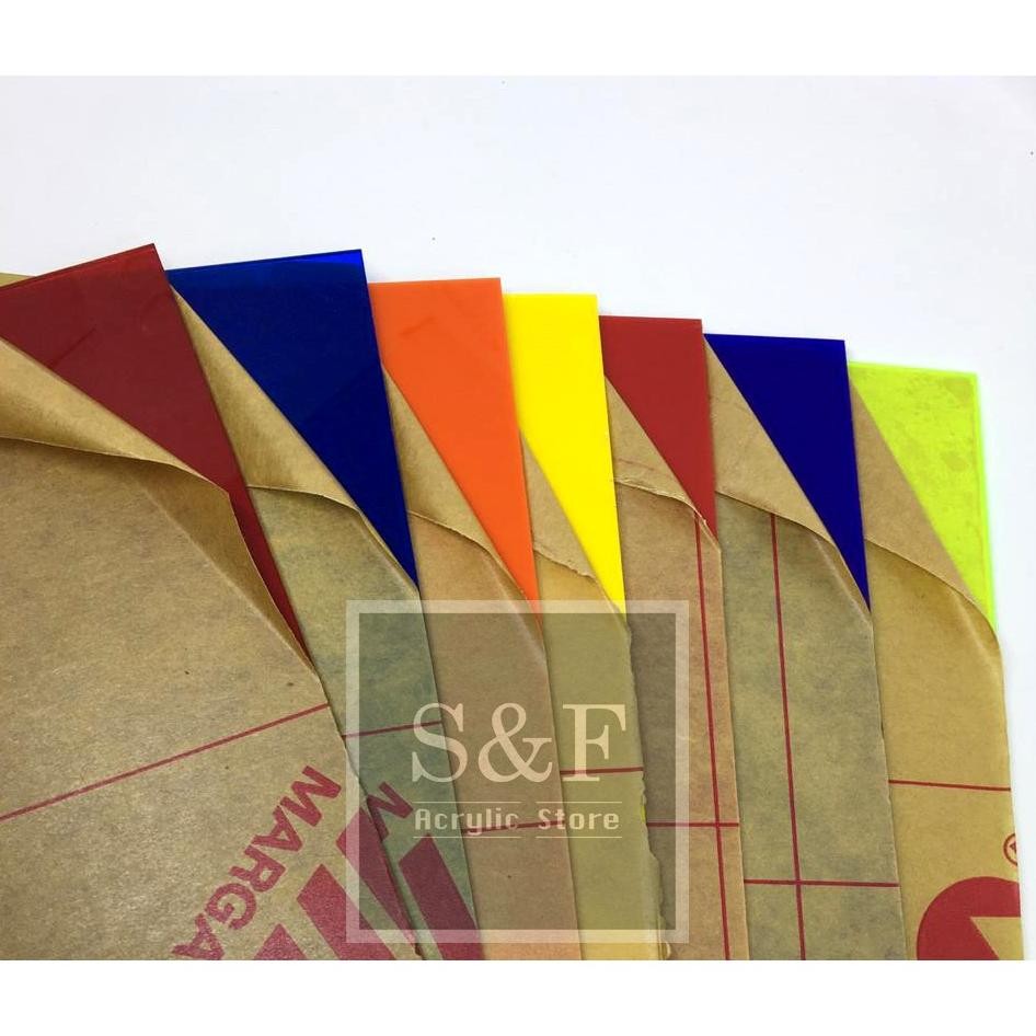 Re27 Akrilik 2Mm Merah Ukuran A3 / Acrylic Lembaran / Akrilik Potongan / Akrilik Warna/ Akrilik Lemb