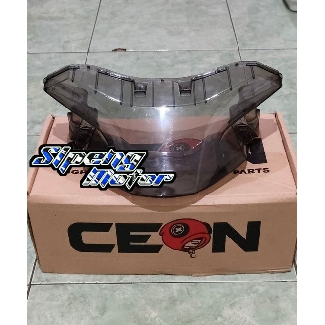KACA MIKA LAMPU BELAKANG STOP LAMP HONDA PCX 160 WARNA HITAM SMOKE