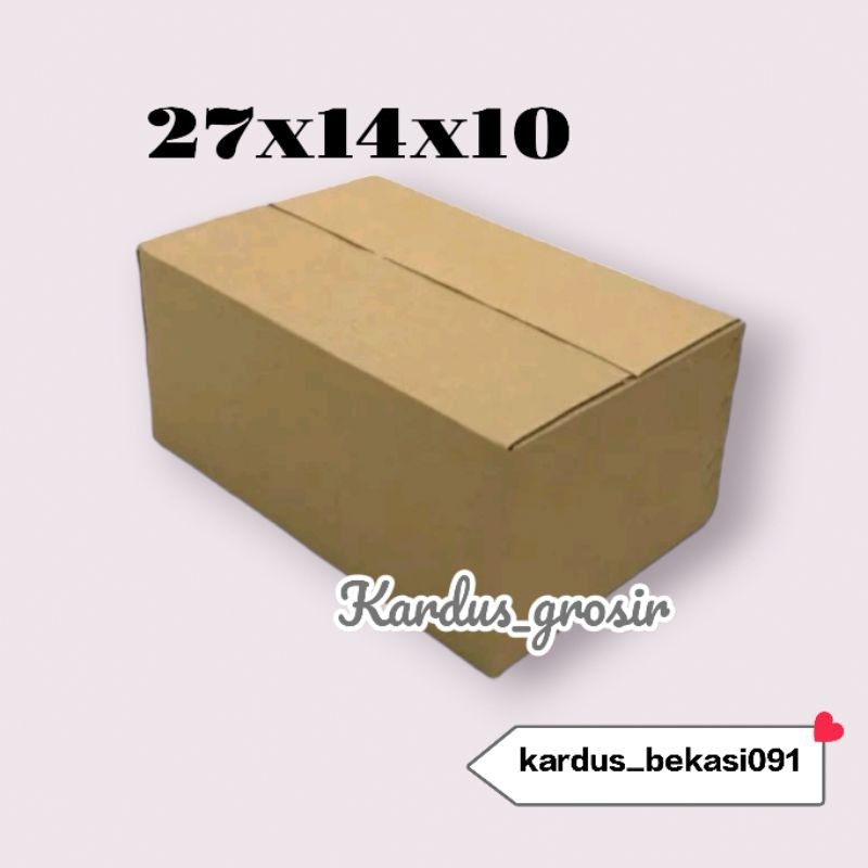 

kardus box packing 27x14x10