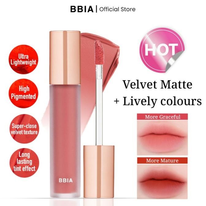 NEW PROMO BBIA - Last Velvet Lip Tint Hottes / Flower / Note