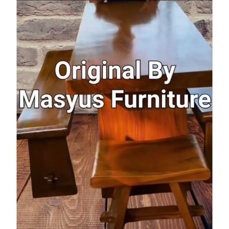 1 Set Meja dan Kursi Warkop | Meja Kursi Taman | Meja Kursi 1 Set Warung | Kursi Meja Taman | Kursi 