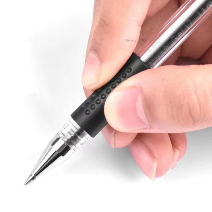 

Terbaru 10/12/20/22Pcs Gel Pen Black/Blue ink 0.38/0.5/0.7mm Refills Rods ballpoint pens For School