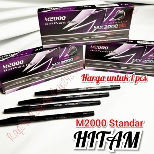 

Terbaru NEW Pulpen Ball Point HITAM M - 2000 Standar Alat Tulis Kantor Sekolah 100% ori