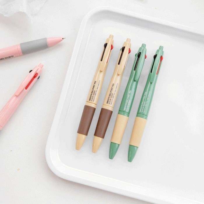 

Terbaru Qinjue Multicolor Ballpoint Pen Pasokan Kantor Baru Alat Tulis Halus 100% ori