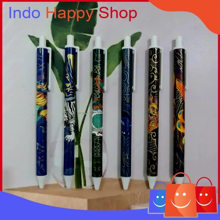 

Terbaru Pulpen Gel Motif Naga Pulpen Pelajar Dan Kantor Pena Lucu Cute 661 100% ori