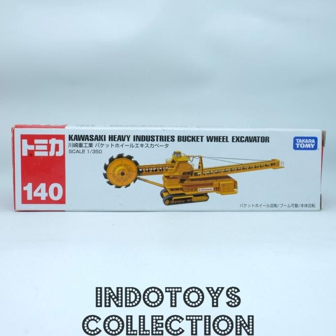 TOMICA LONG REGULAR 140 ~ KAWASAKI HEAVY INDUSTRIES BUCKET WHEEL EXCAVATOR 0511T