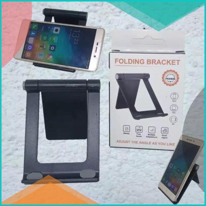 Folding Phone Holder Stand Hp di Meja Folding Kursi Hp Folding Bracke