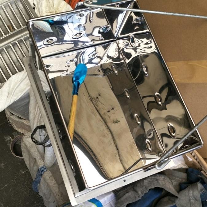 cetakan kue balok lumer tutup arang,satu set CS81