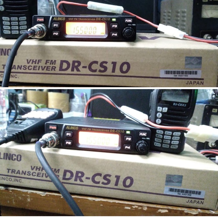 Radio Rig Alinco Dr-Cs10 Vhf Rig Alinco Dr Cs-10 Vhf Garansi Alinco Cs Terbaik