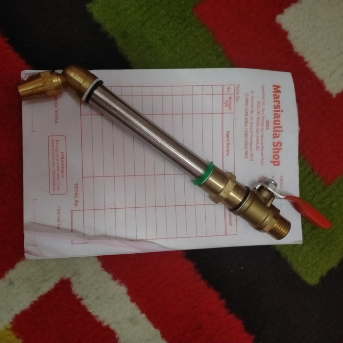 Termurah Nozzle Steam Bengkok Dengan Stick Gagang Panjang