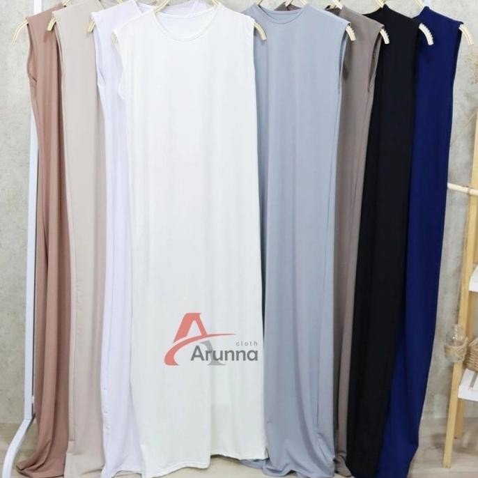 BAJU MANSET WANITA TANPA LENGAN BUNTUNG DALAMAN GAMIS KAFTAN