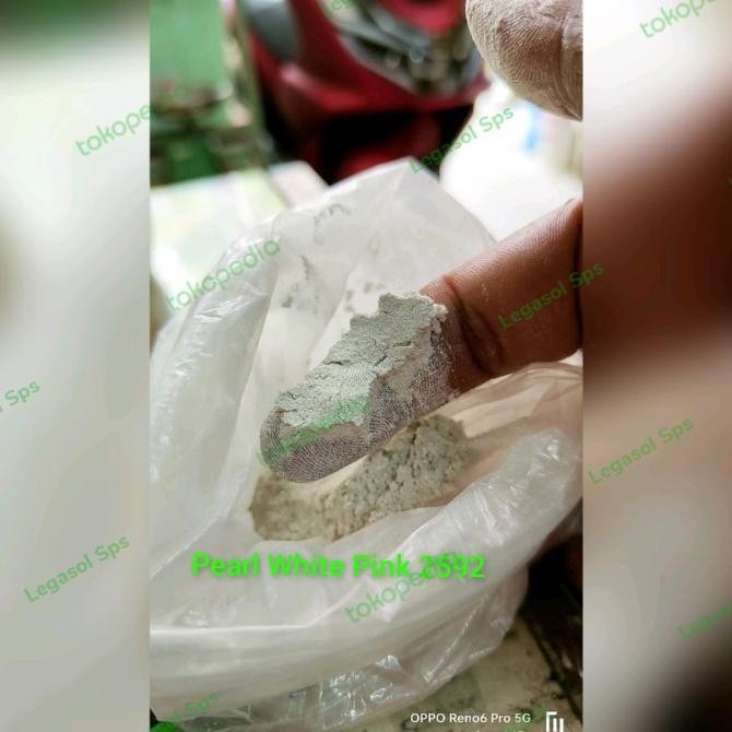 

TERBARU - Powder Pearl Pigment Lonwa White Pink 2592 @1kg
