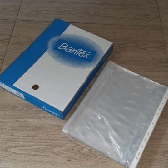 

TERBARU - PP Pocket Sheet Protector A4 Bantex isi 100