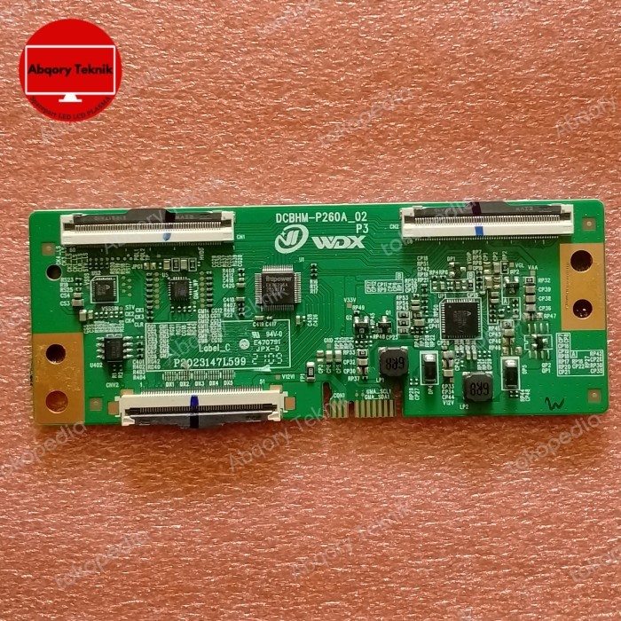 T CON BOARD - TCON - TICON - TV - AQUA - LE43AQT6600FG - 43AQT6600
