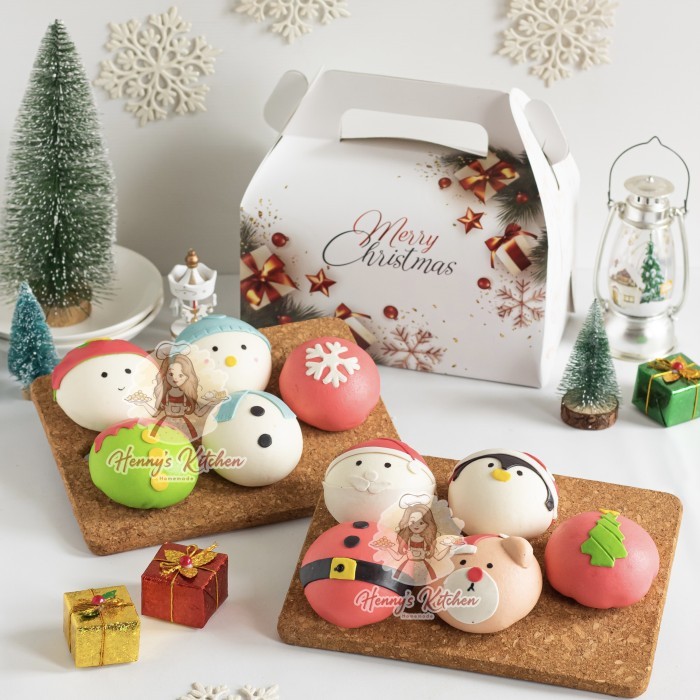 

NEW! BAKPAO NATAL / HAMPERS CHRISTMAS / XMAS TREATS / FROZEN DIMSUM - Hampers 2 pack Limited