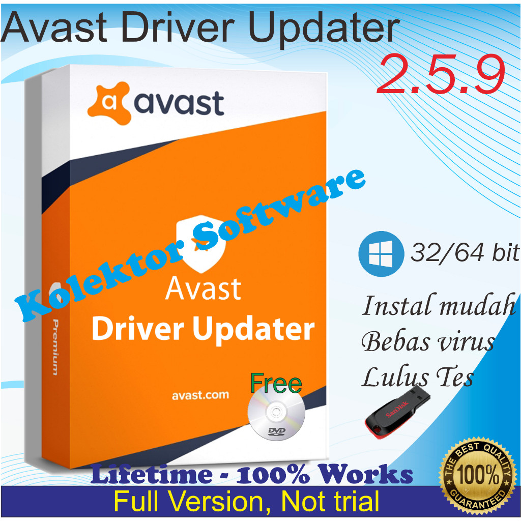 Avast Driver Updater- Full Version, Lifetime