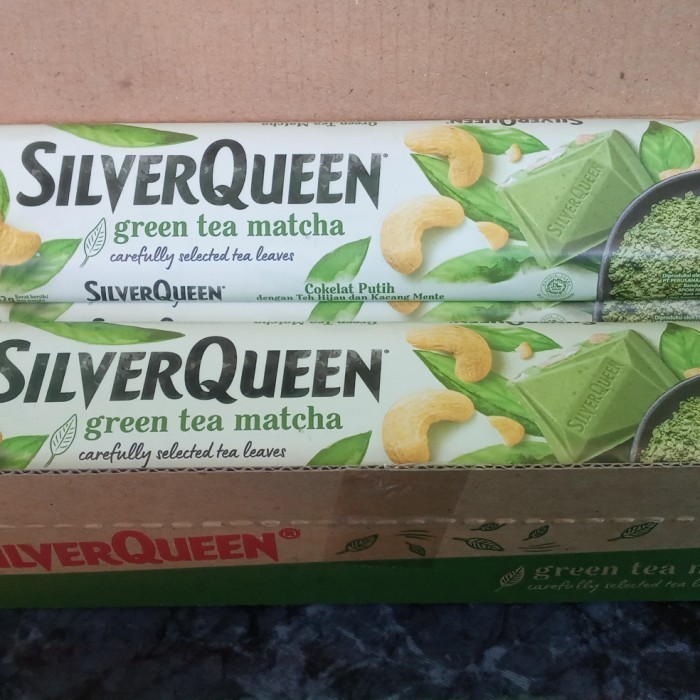 

Silverqueen Green Tea 58 Gram Box Isi 10 Pcs Besar Cokelat Matcha 58Gr Barangbaru