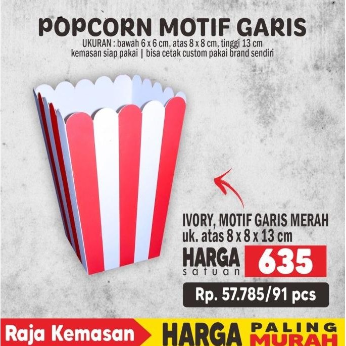 

Diskon! POPCORN GARIS MERAH 10RIBU