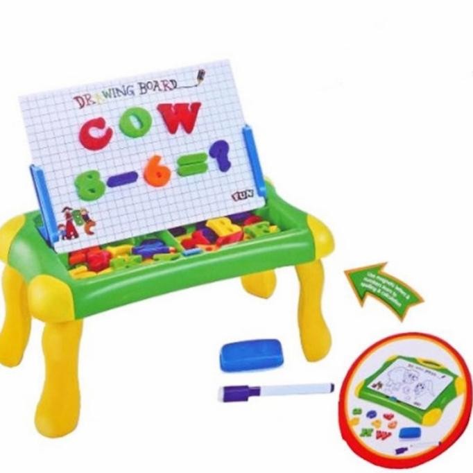 

MAINAN ANAK MAGNETIC SKETCHPAD BOARD PAPAN TULIS MAGNET 2 IN 1 MURAH ASLI