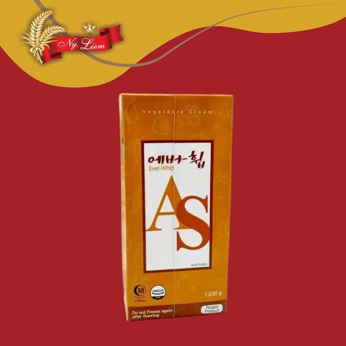 

New Ever-Whip Acid Stable Non-Diary Whipping Cream 1030 Gram