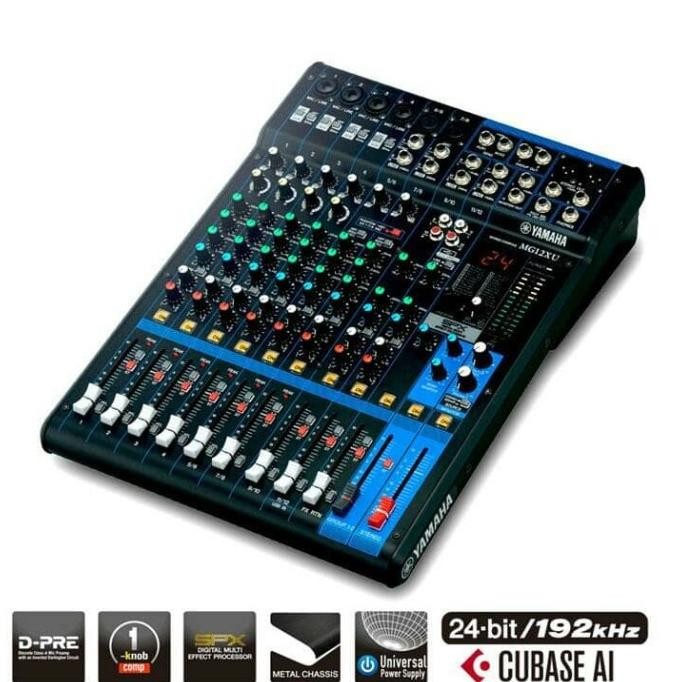 Mixer Yamaha MG-12Xu / MG 12xu / MG12xu Original Garansi Resmi