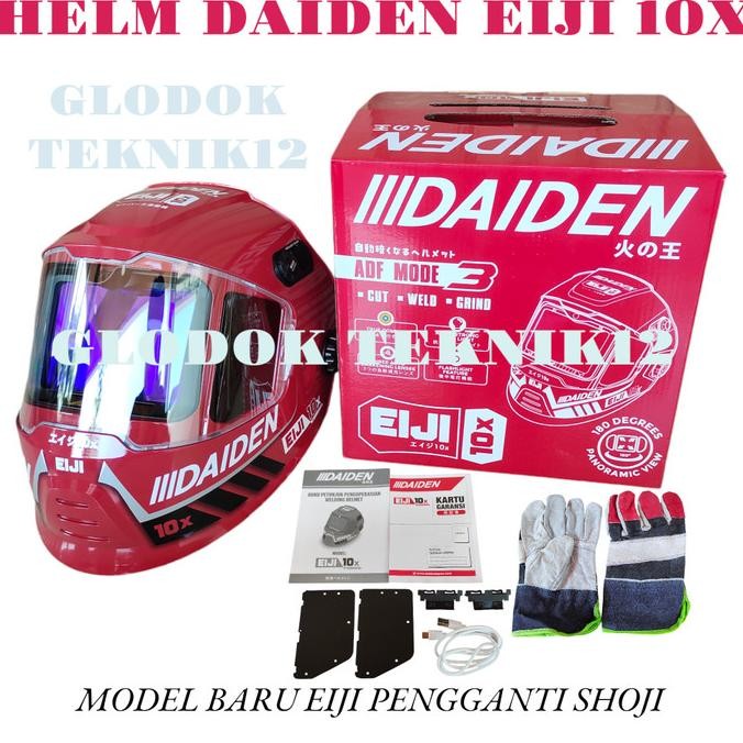 HELM EIJI 10X DAIDEN / KEDOK LAS DAIDEN EIJI 10X / HELM OTOMATIS DAIDEN EIJI PENGGANTI SHOJI 8000 / 