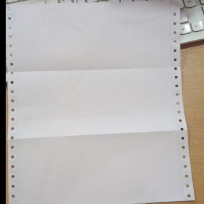 

Continuous Form Depaper 91/2 X 11:3 Rangkap 2 (2 Ply Bagi 3) Terbaru