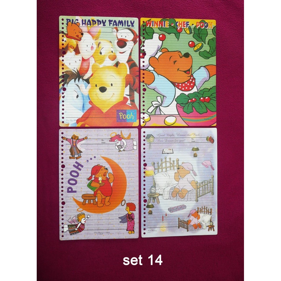

Loose Leaf / Kertas File Seri "Winnie The Pooh" (Set Collection 03) Terlaris