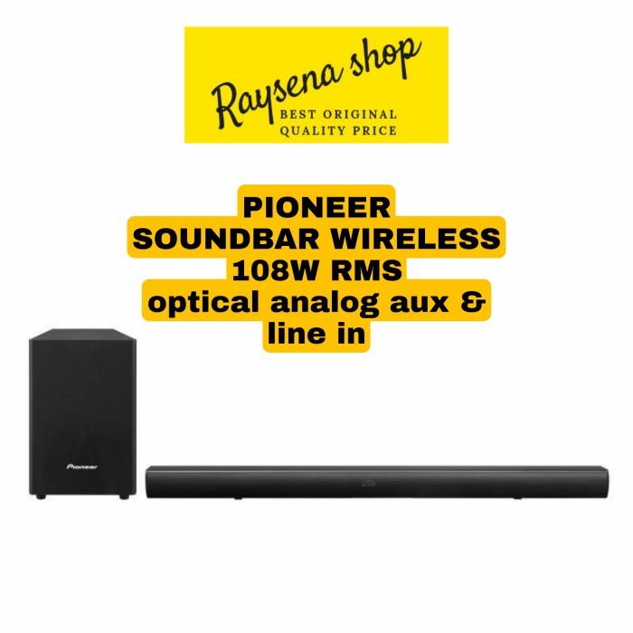 Terlaris Pioneer Soundbar Sbx 101 / Sbx101 / Sbx-101 Wireless Bluetooth