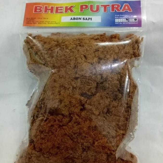 

New Abon Sapi Manis/Pedas Bhek Putra