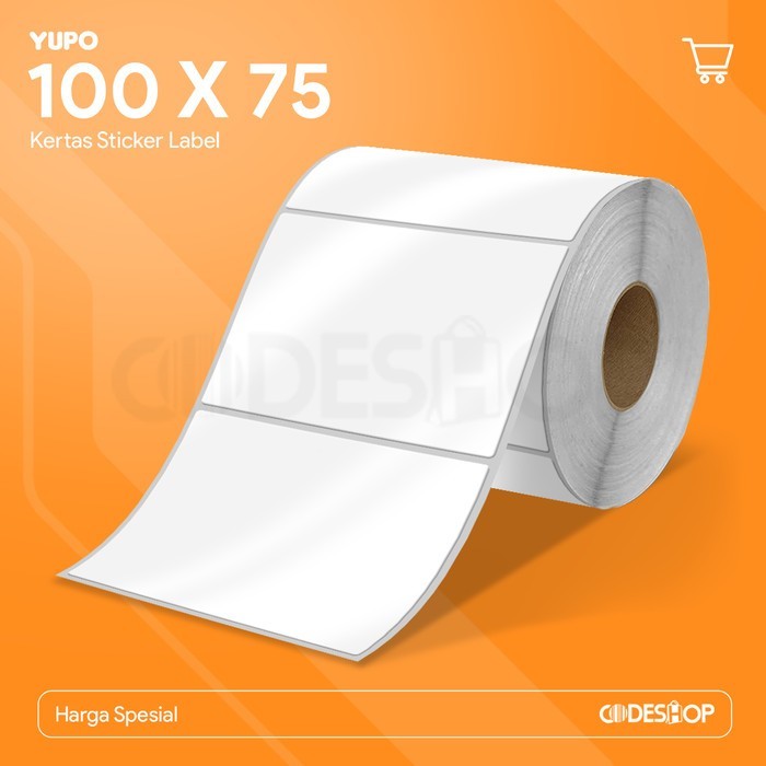 

Label Yupo 100 X 75 Mm 1 Line Isi 1000 Stiker Ga Bisa Sobek Tahan Air Promo