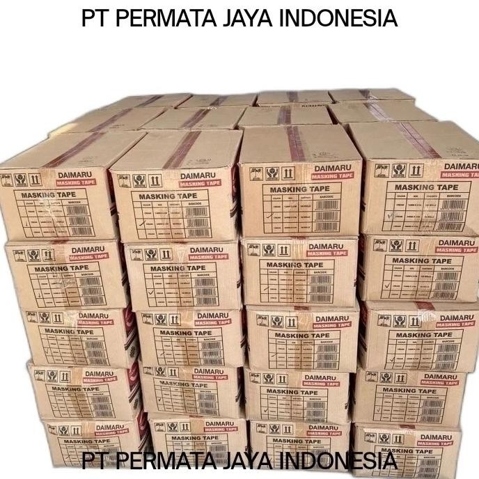 

NEW masking tape / lakban kertas / daimaru 1 inch / 1 dus