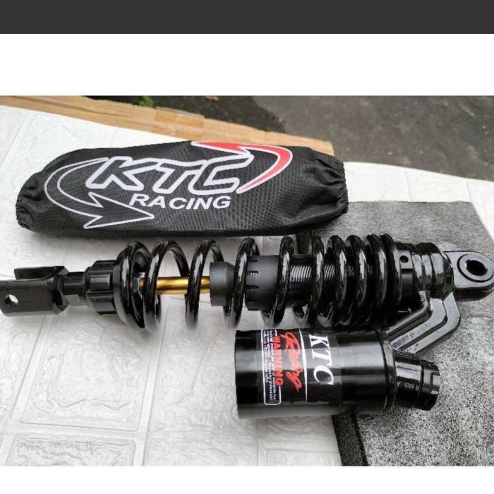 Shockbreaker Tabung Copy KTC,Extreme Black, Series 330mm,Vario,Beat fi