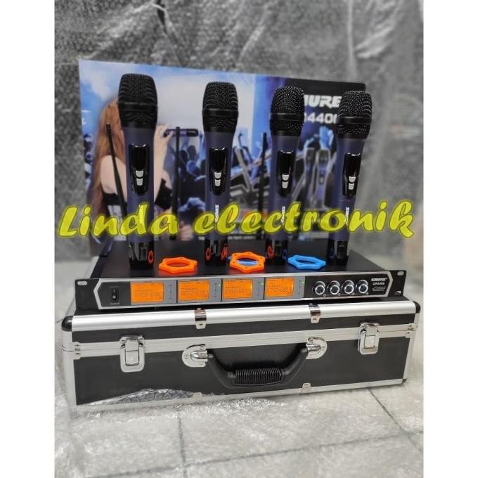 mic wireless shure UR4400HH 4mic handheld shure ur 4400HH