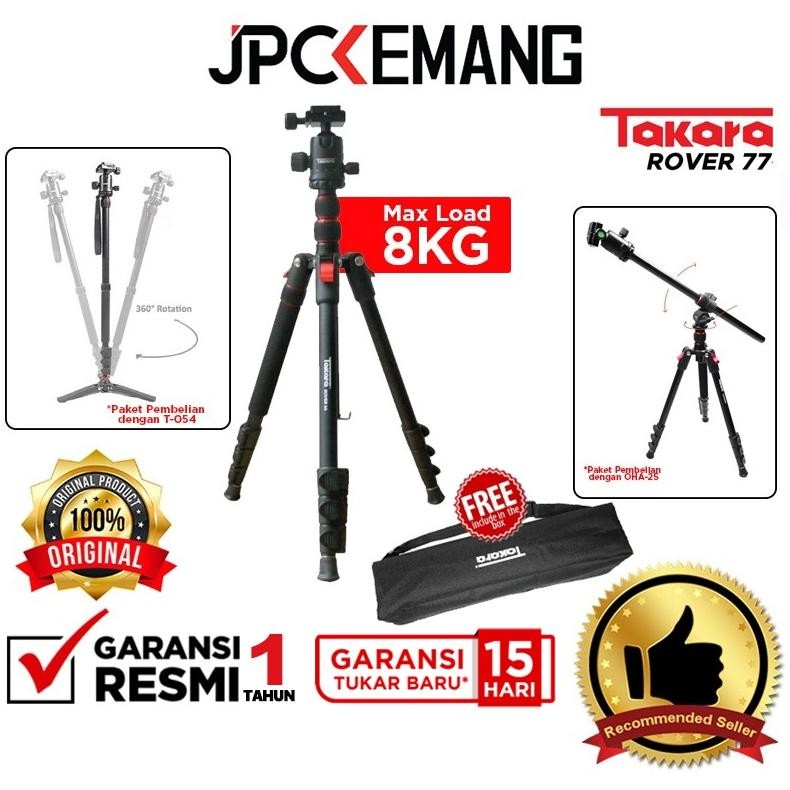 GIOR TAKARA ROVER 66 TRIPOD MONOPOD KAMERA TAKARA ROVER 66 GARANSI