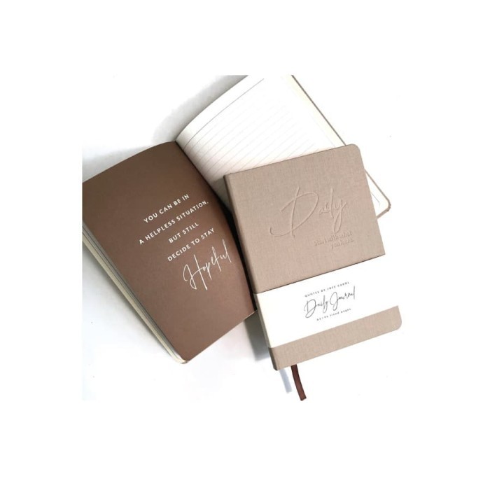 

Daily Journal (Notebook) Jose Carol (Lined Pages) Brown Terbaru