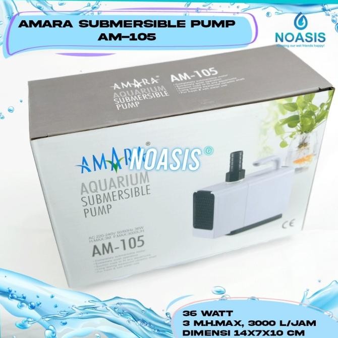 NOASIS POMPA AQUARIUM CELUP WATER PUMP AMARA AM 105 AM-105 LOW WATT