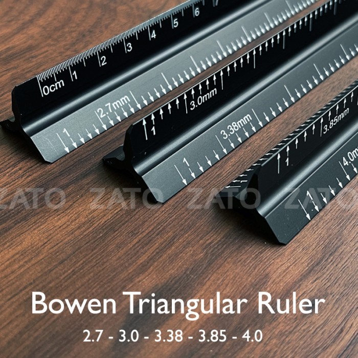 

Terlaris Bowen Triangular Ruler - leather tools SALE
