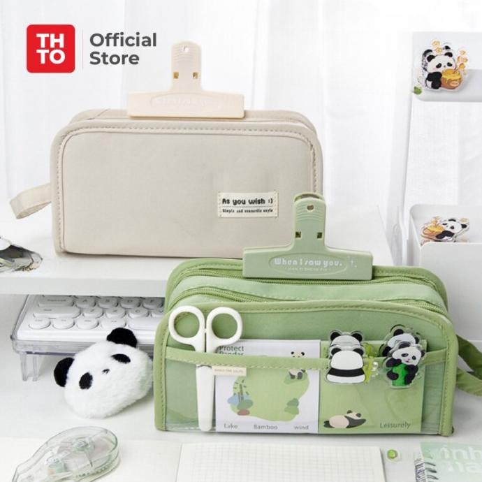 

Thto Tas Tempat Pensil Case Pouch Transparan Kapasitas Besara078